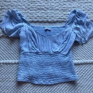 Abercrombie and Fitch cropped floral top